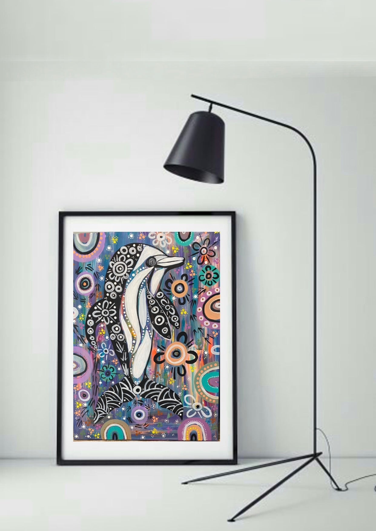 Decor - (Satin Canvas) Dolphin Dreaming