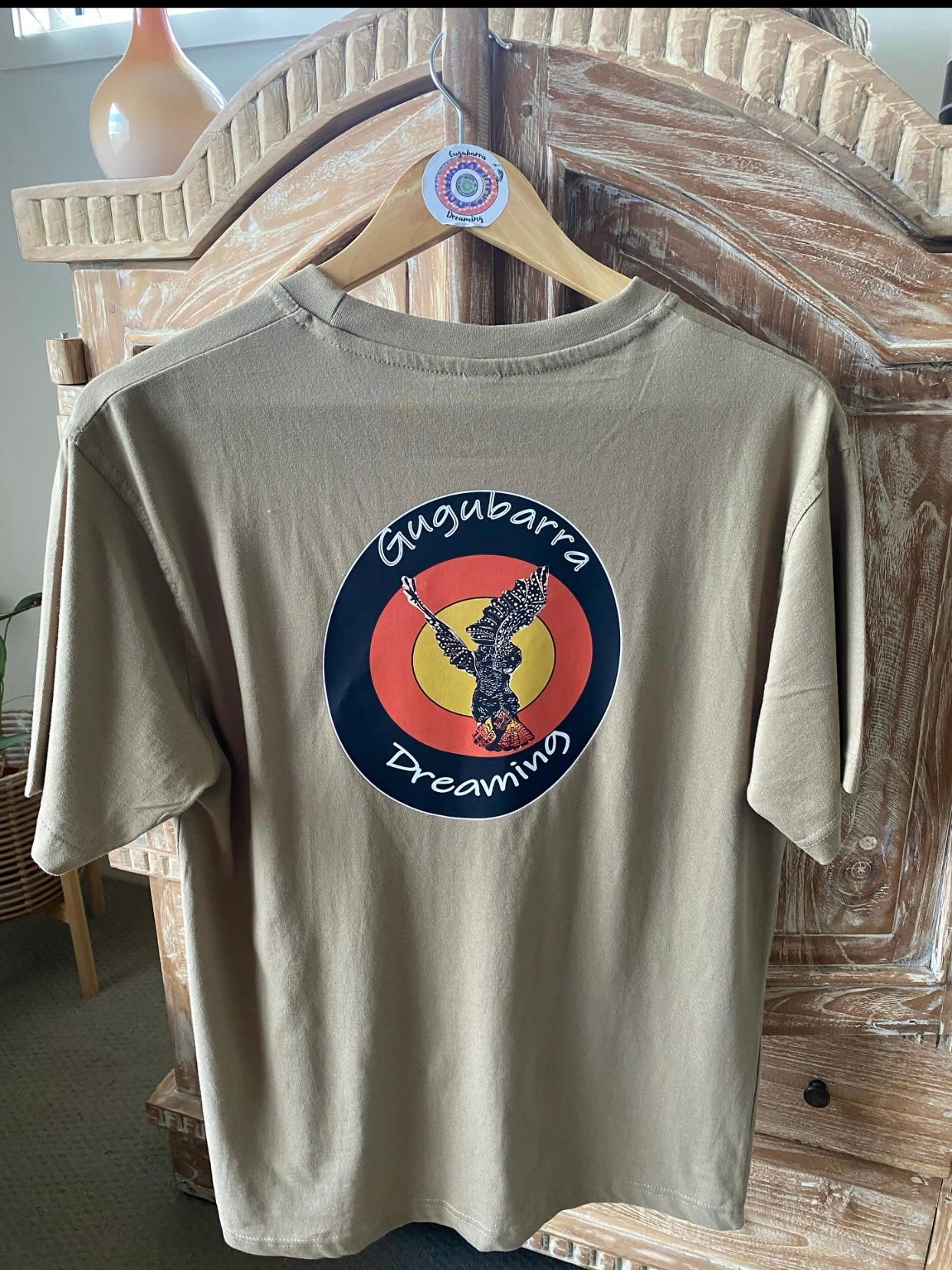 Yuyang (Black Cockatoo Dreaming) Men's Double Sided Shirt