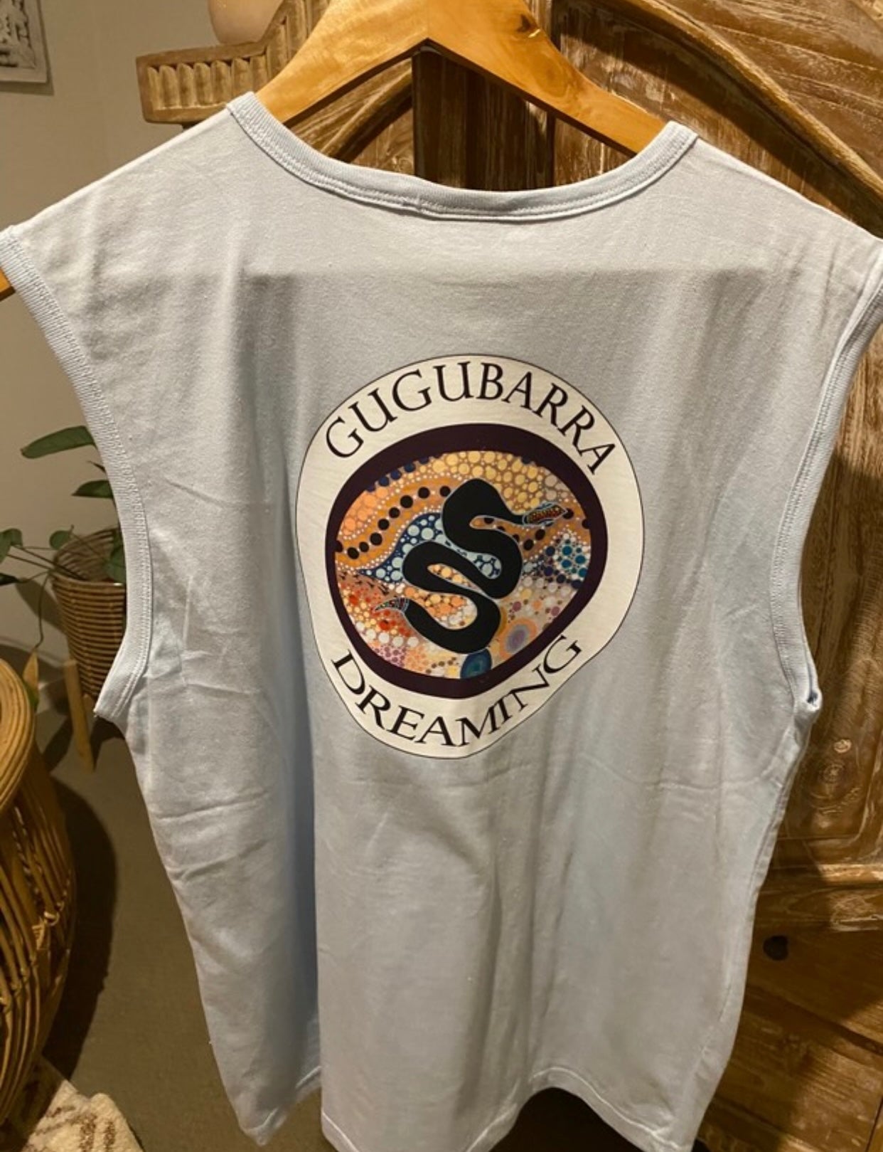 Gadi (Snake Dreaming) Men's Double Side Muscle Shirt