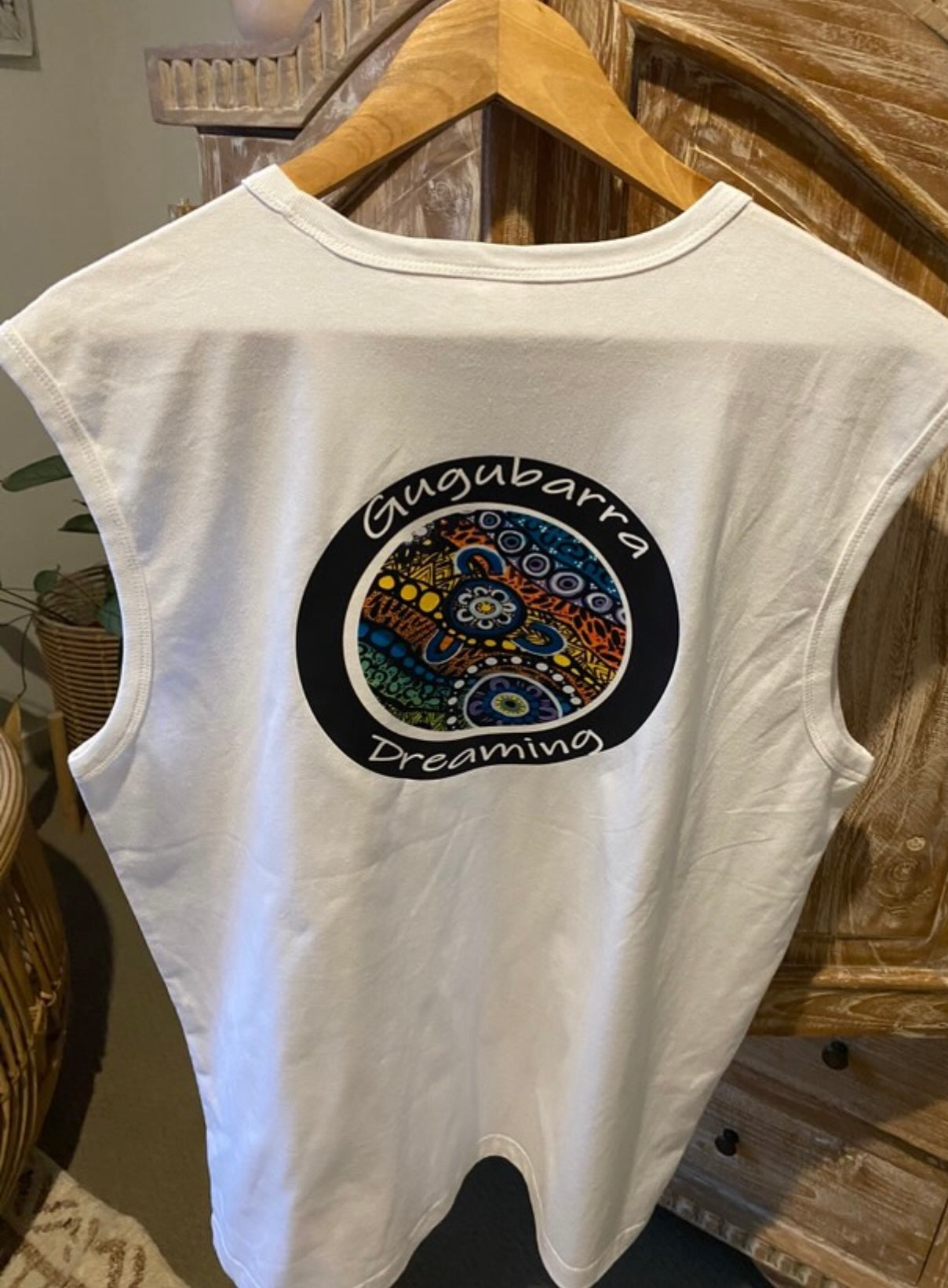 Ngurambang (Country) Men's 2 Sided Muscle Shirt Size Large