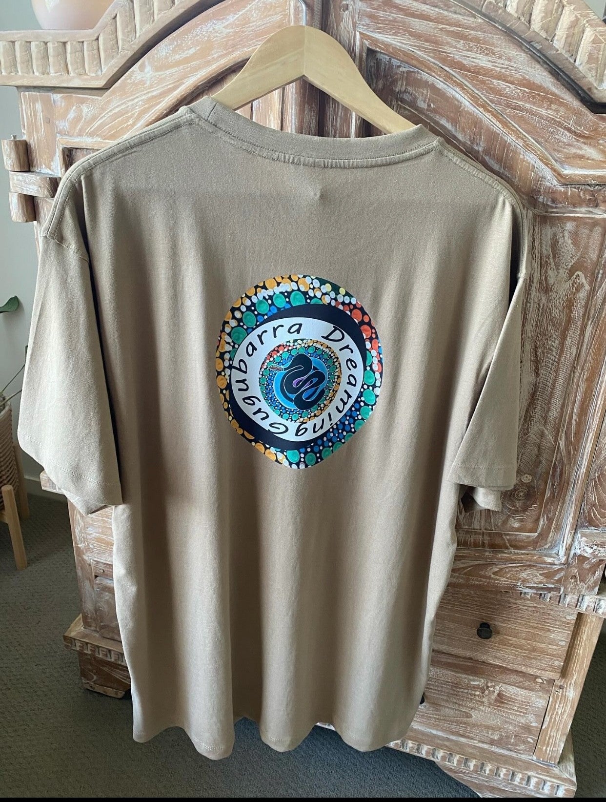 Gadi (Snake Dreaming) Men's Double Sided Shirts