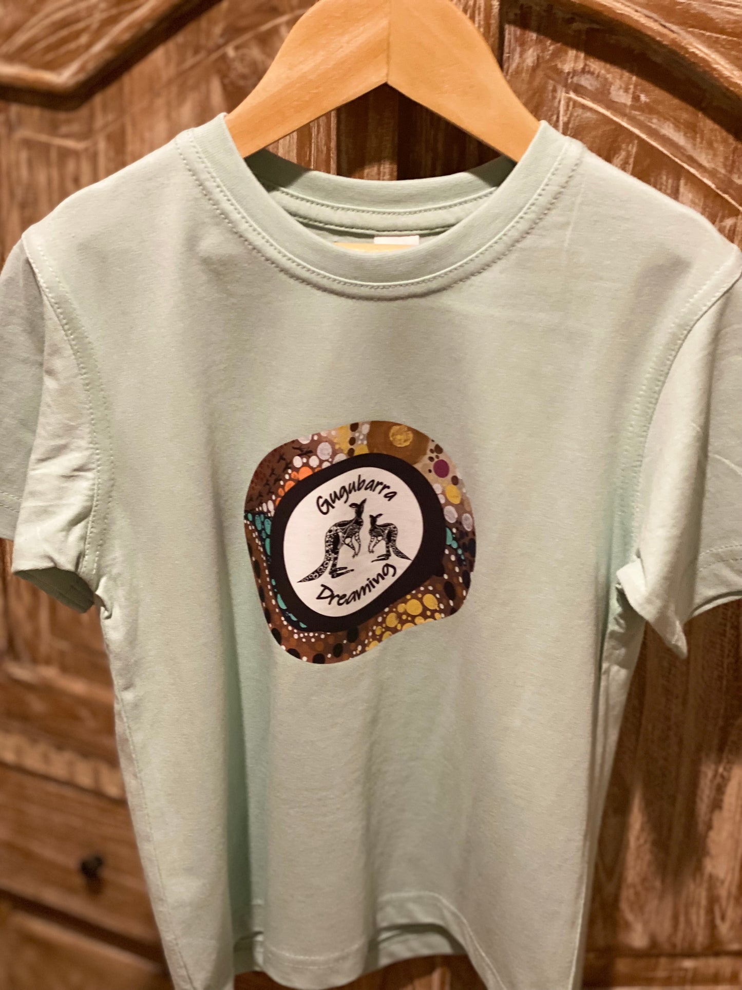 Wambuwuny (Kangaroo Dreaming) Kid's Single Sided Shirt