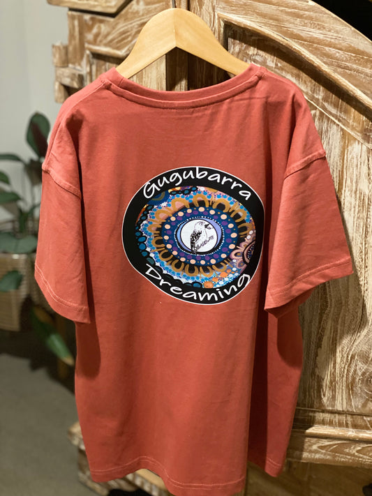 Gugubarra (Kookubarra Dreaming) Kid's Double Sided Shirt