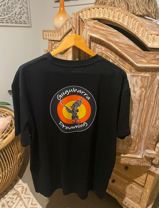Yuyang (Black Cockatoo Dreaming) Men's Double Sided Shirt
